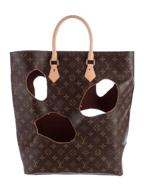 louis vuitton holes bag|monogram bag with holes.